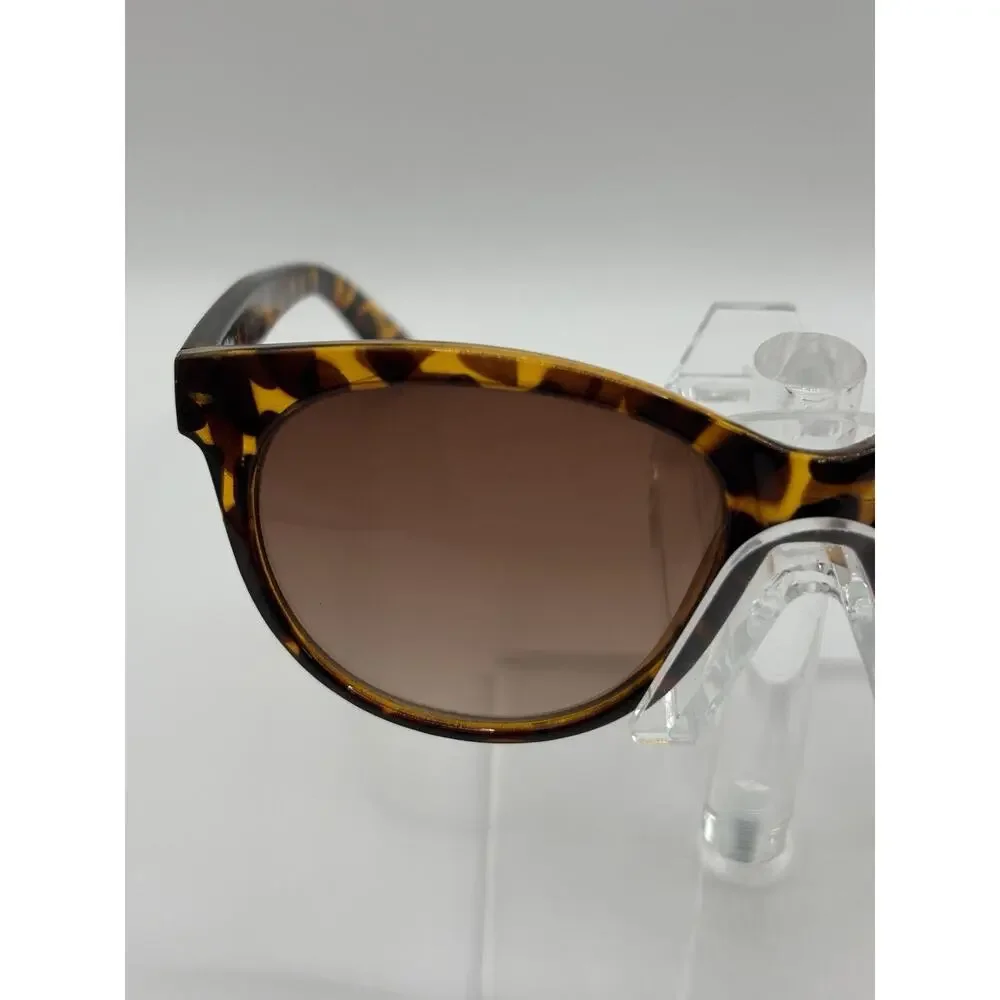 Oscar de la Renta Tortoise Oversized Sunglasses Brown Gradient Lens
